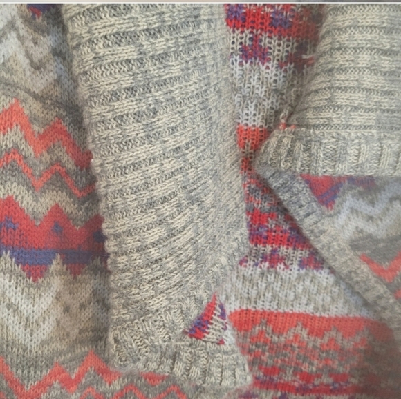 Trucloth Boho Open front Shawl collar cardigan, size XL - Picture 3 of 8